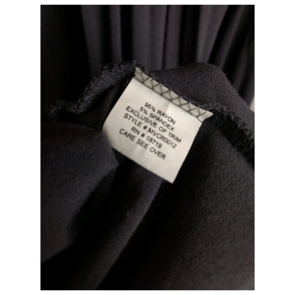 Gray Open Front  Cardigan - Picture 4 of 5